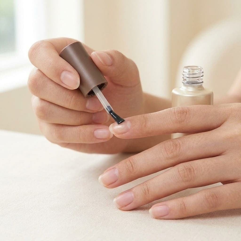 Or apply nail glue