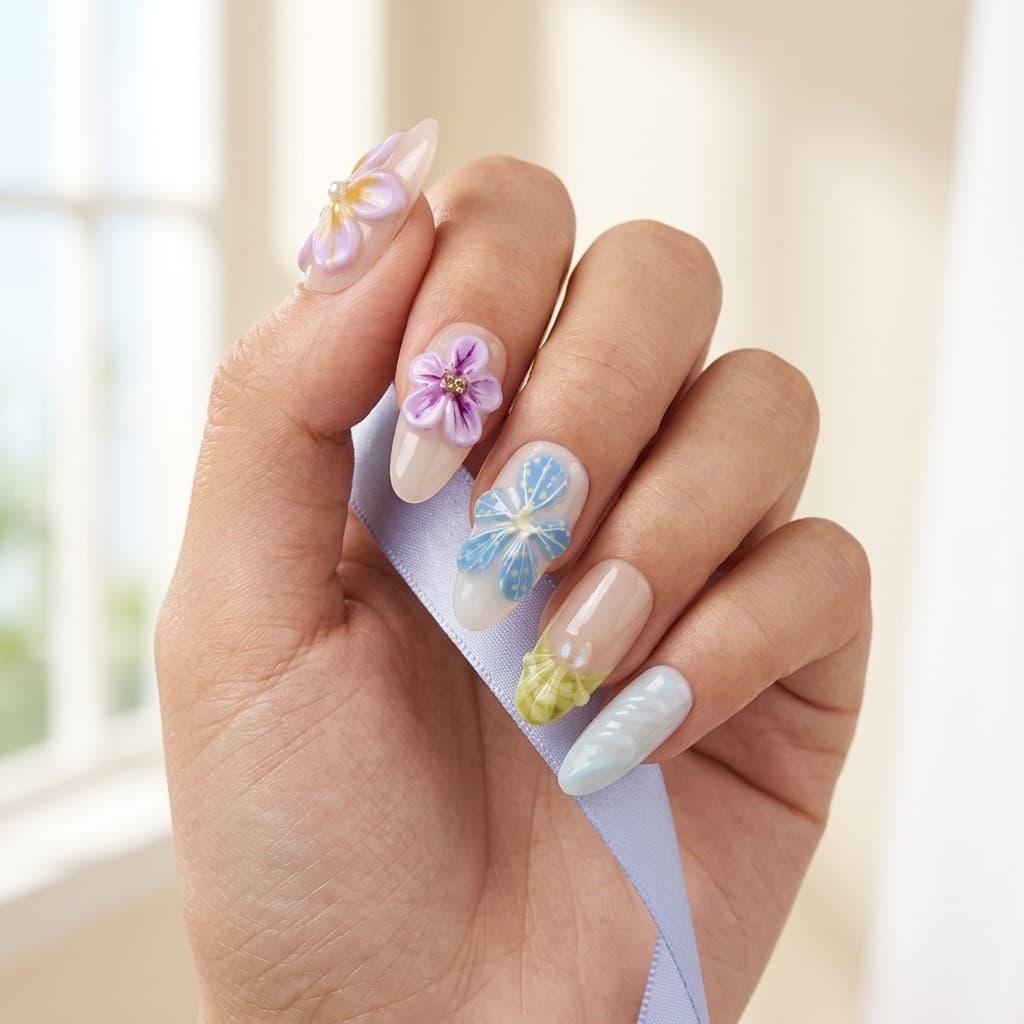Bloom Harmony press-on nails