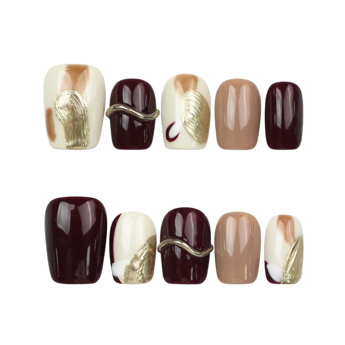 Burgundy Wave – image 6
