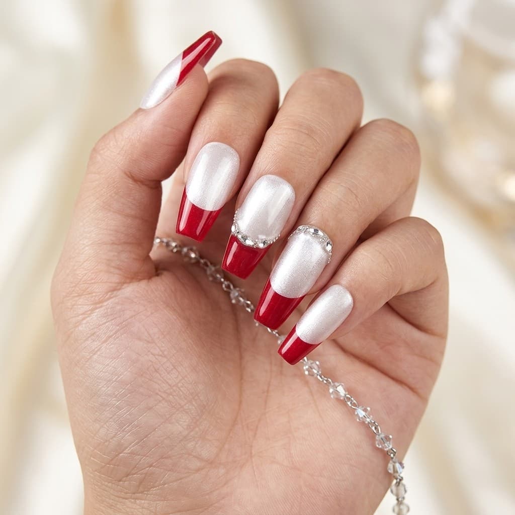 Cherry Bliss press-on nails