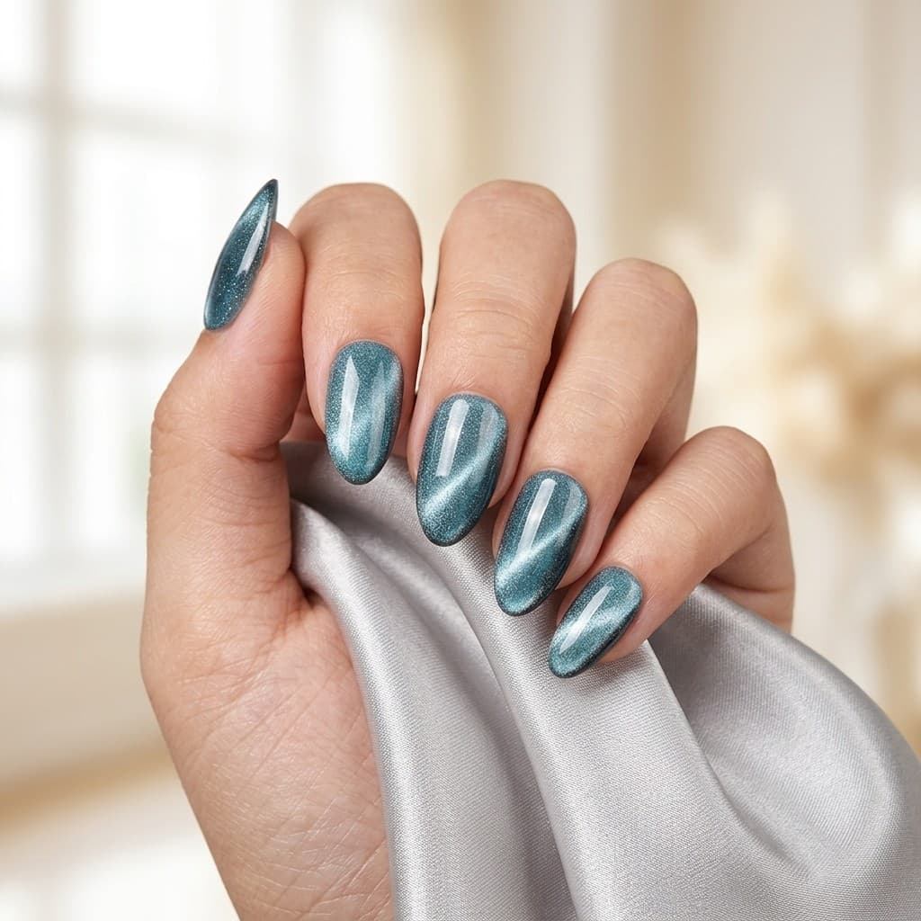 Galaxy Gleam press-on nails