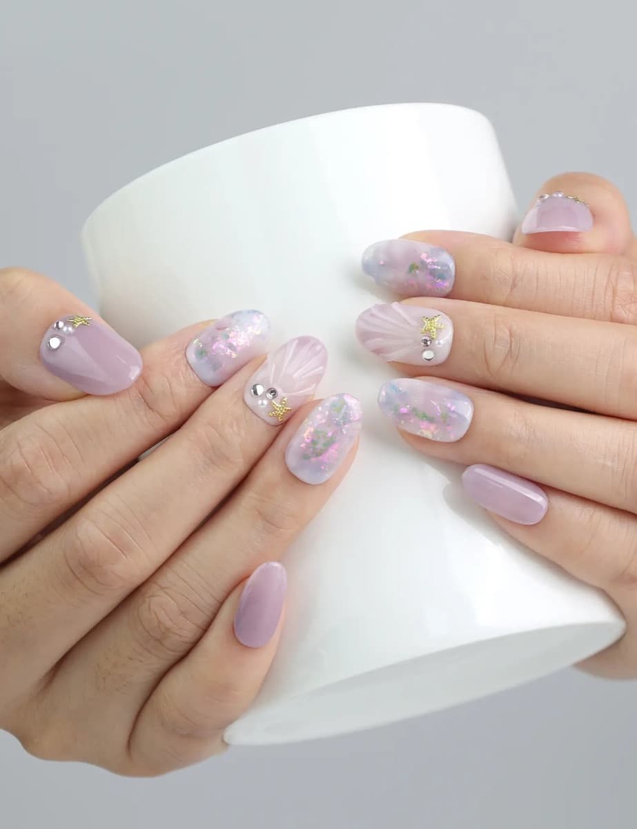 Lilac Seashell – image 5