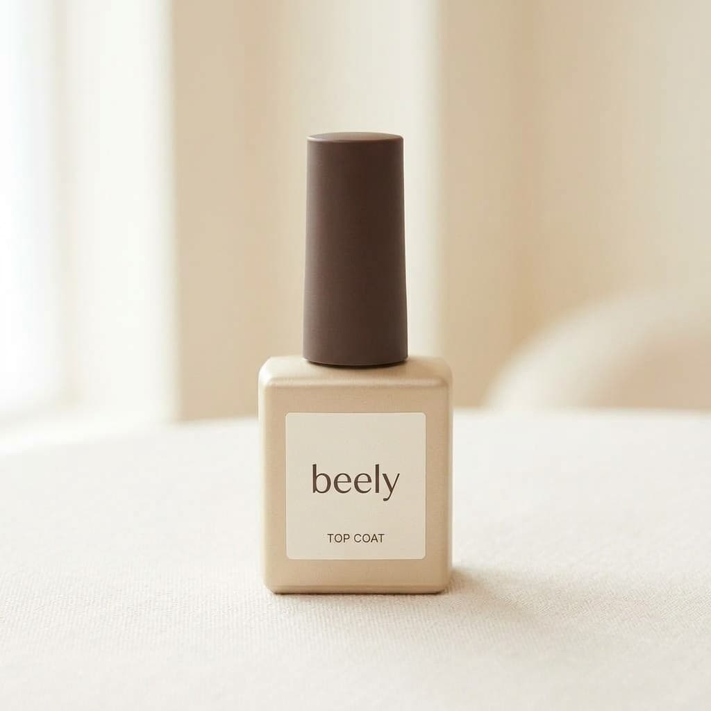 No-Wipe Gel Top Coat press-on nails