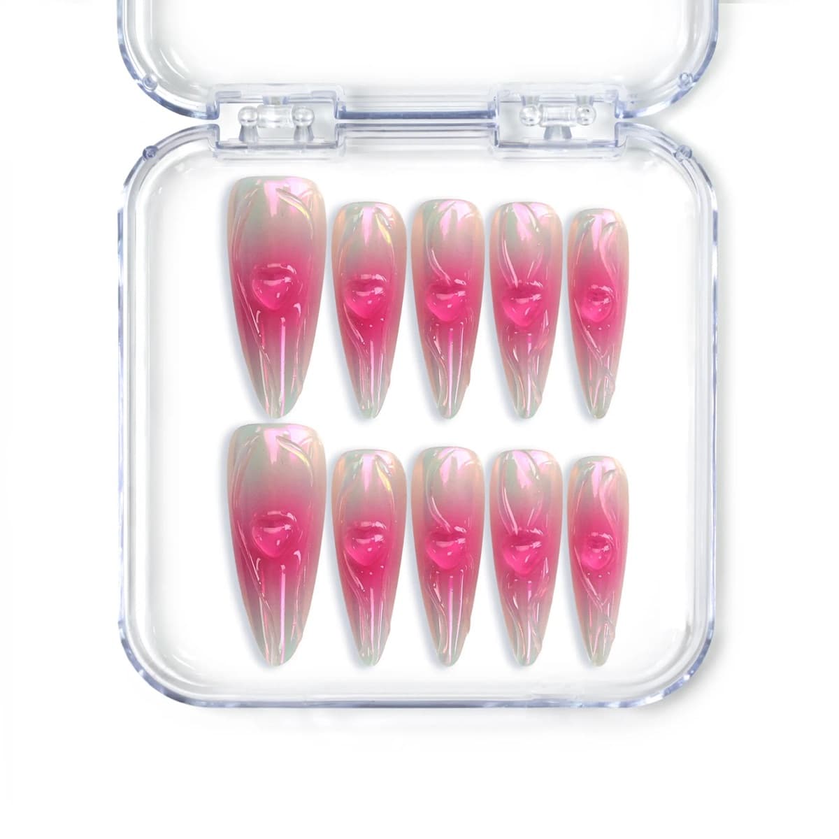Pink Gradient Heart – image 7
