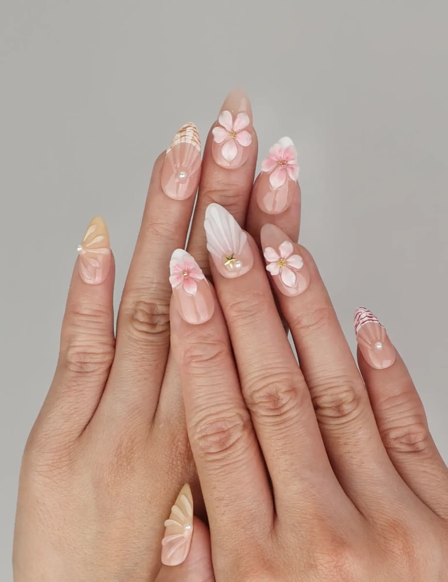 Pink Ocean Floral – image 2