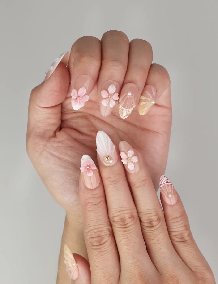 Pink Ocean Floral – image 3