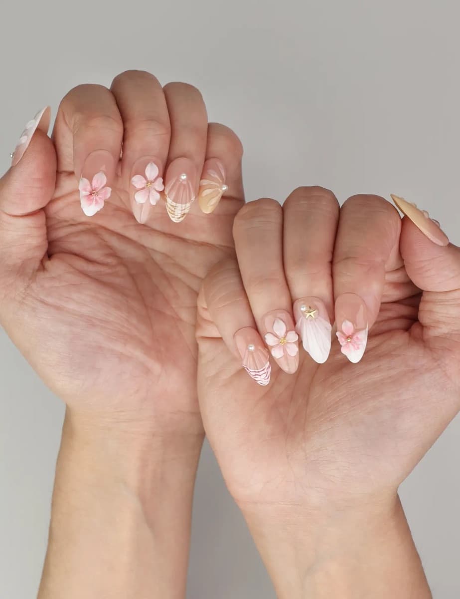 Pink Ocean Floral – image 4