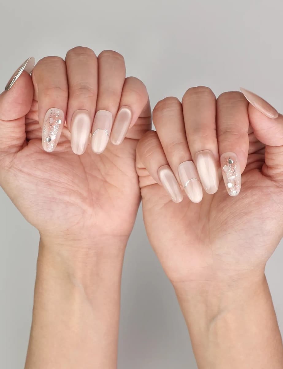 Shimmering Beige Sparkle – image 4