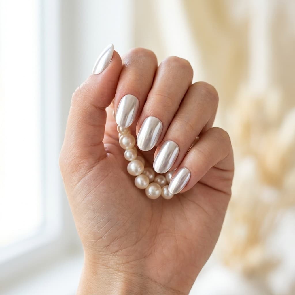 Soft Sparkle press-on nails