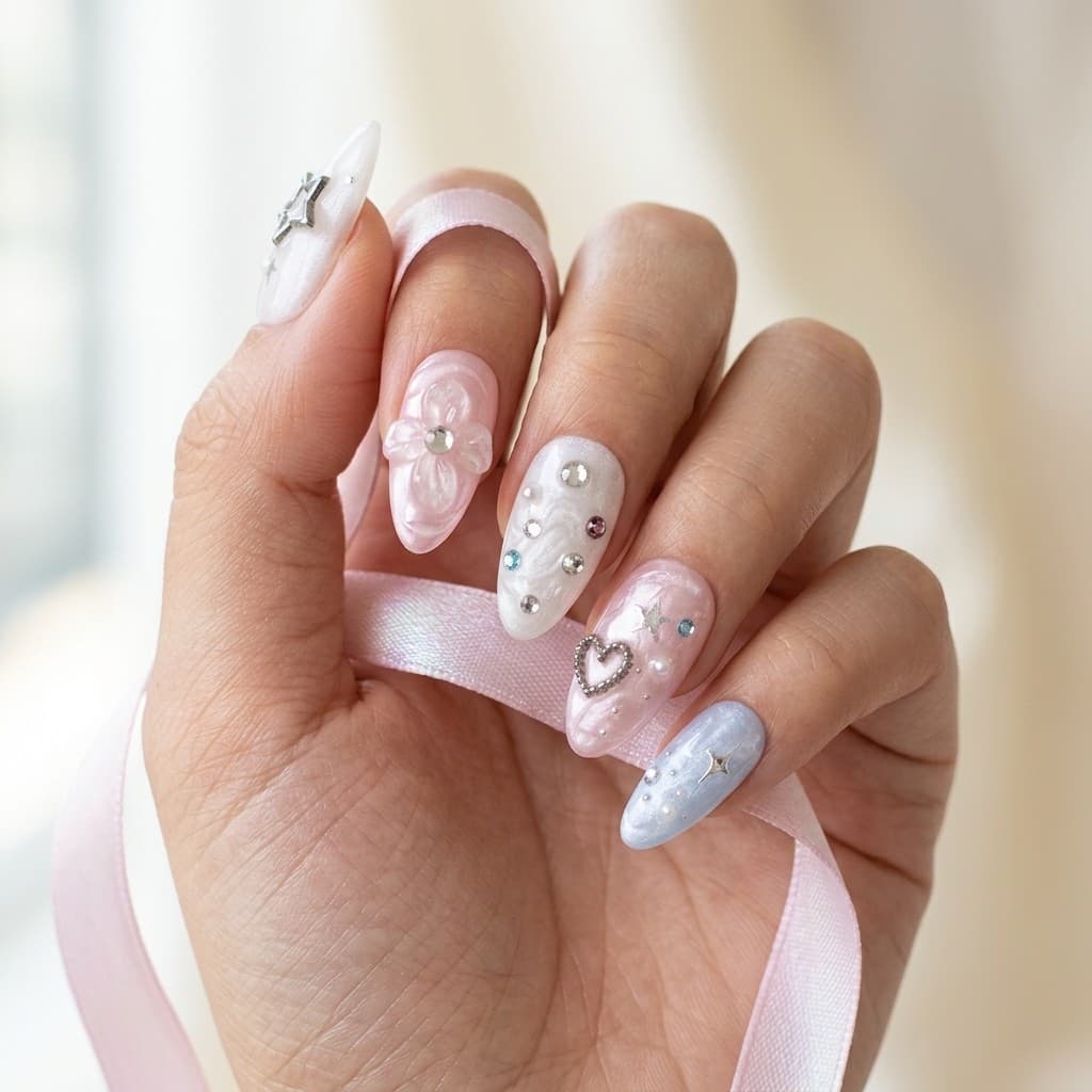 Starry Sweet Dream press-on nails