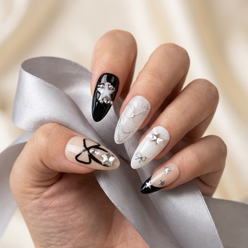 Stellar Mystique press-on nails