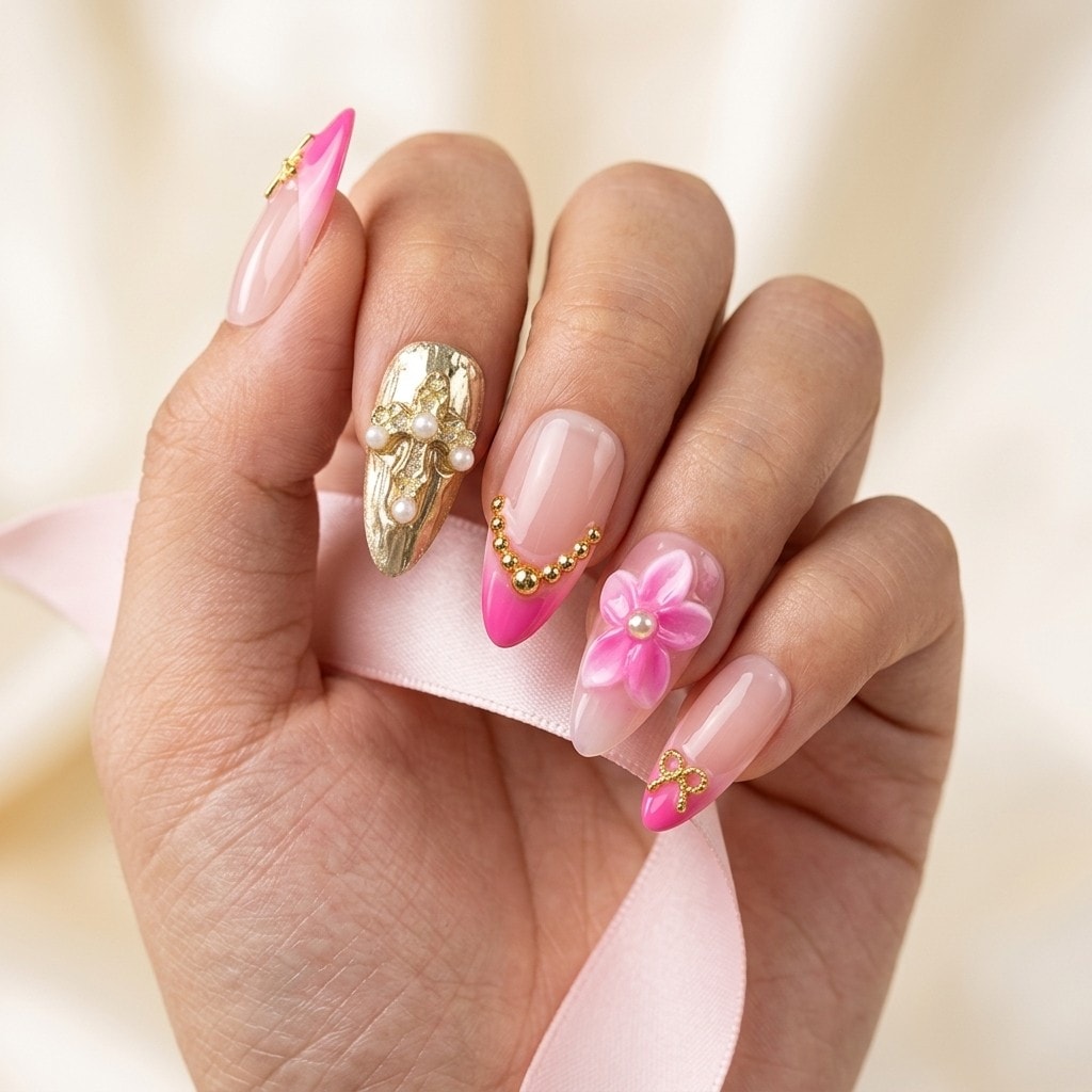 Bloom Radiance press-on nails