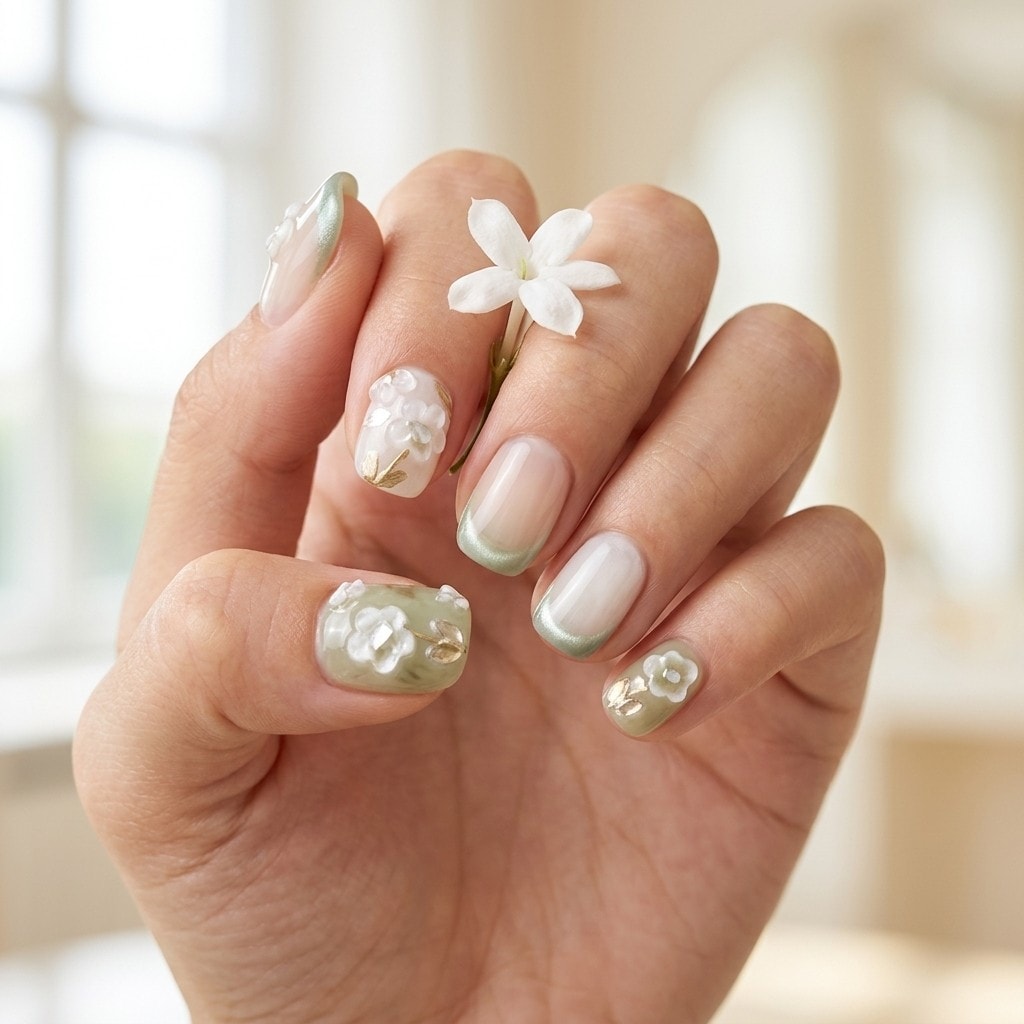 Blossom Breeze press-on nails