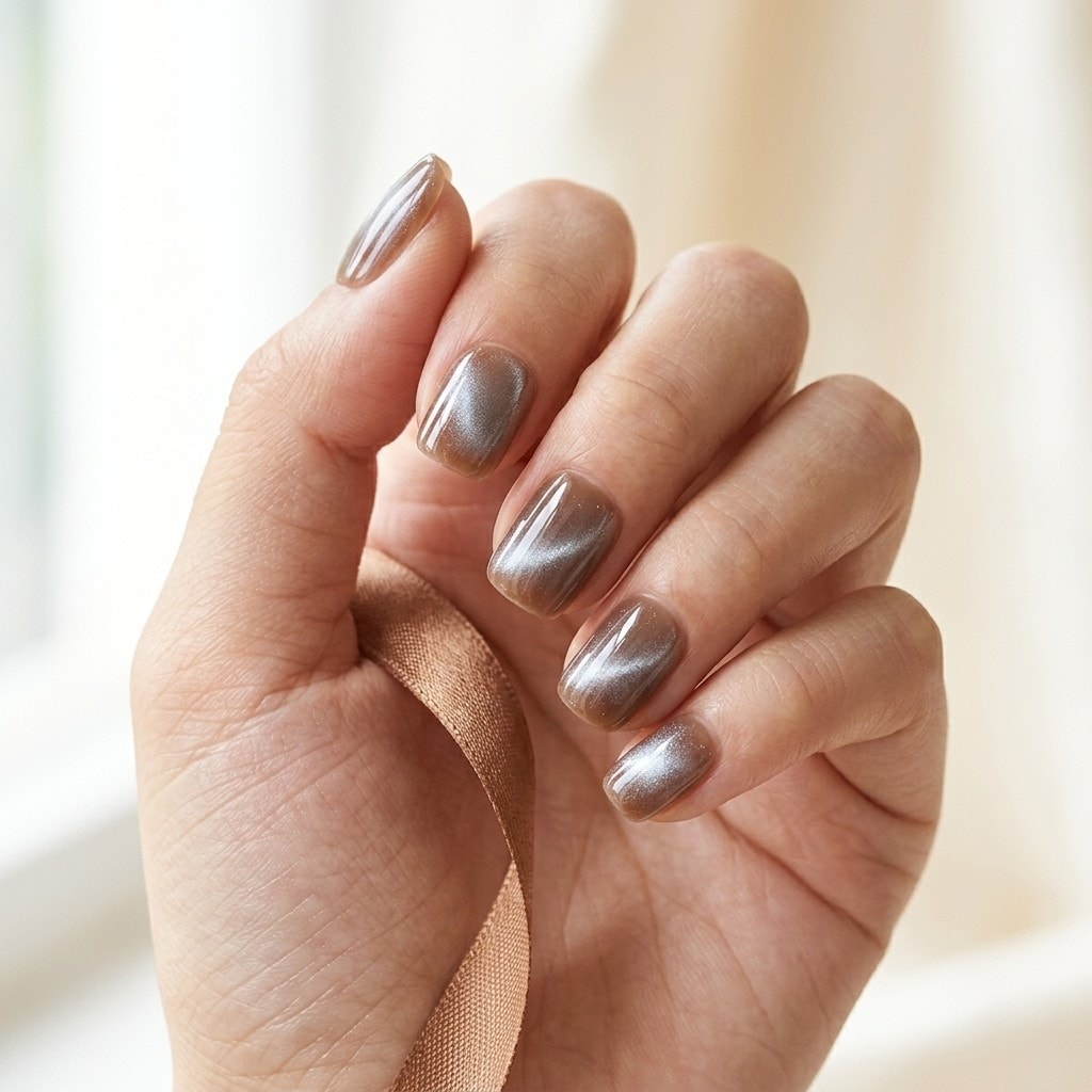 Bronze Fantasy press-on nails