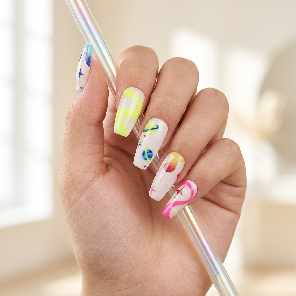 Cosmic Dreams press-on nails