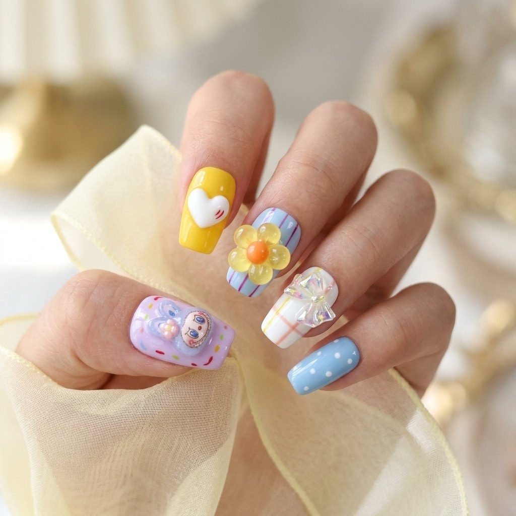 Fairy Bubu press-on nails