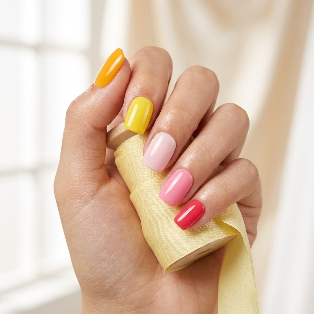 Fruit Punch press-on nails