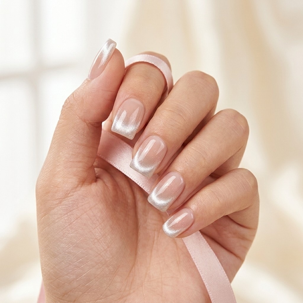Glossy Pink press-on nails