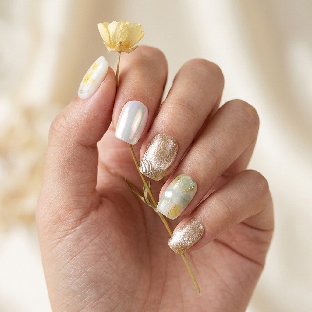 Nature's Glow press-on nails
