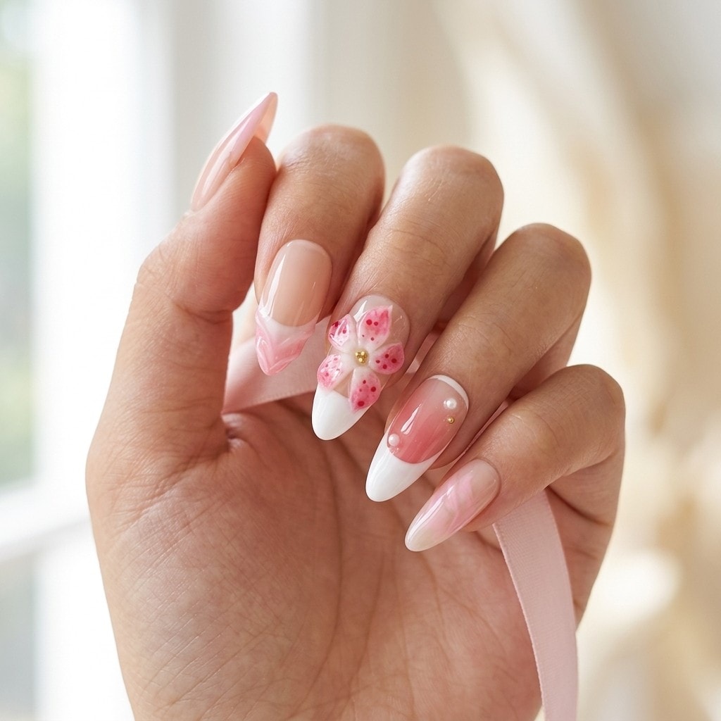 Petite Bloom press-on nails