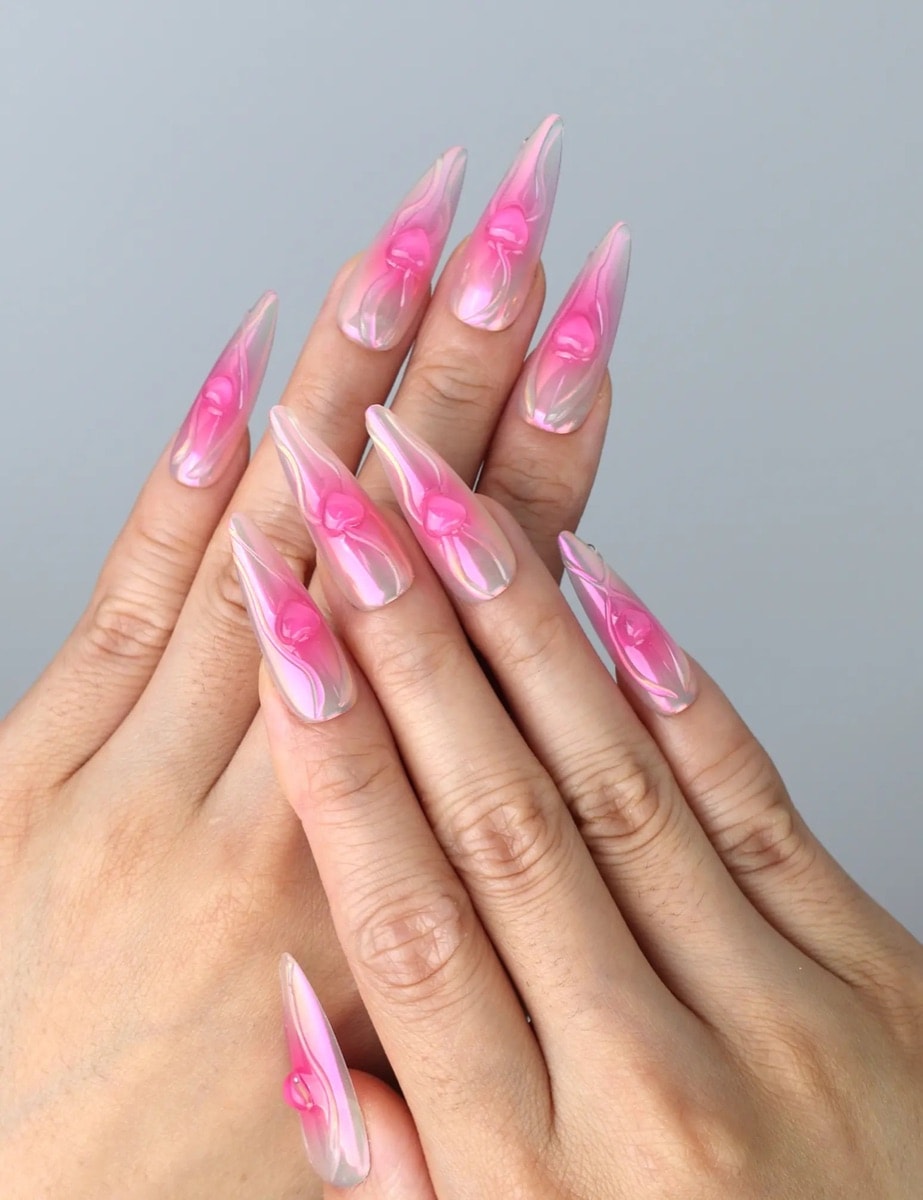 Pink Gradient Heart – image 2