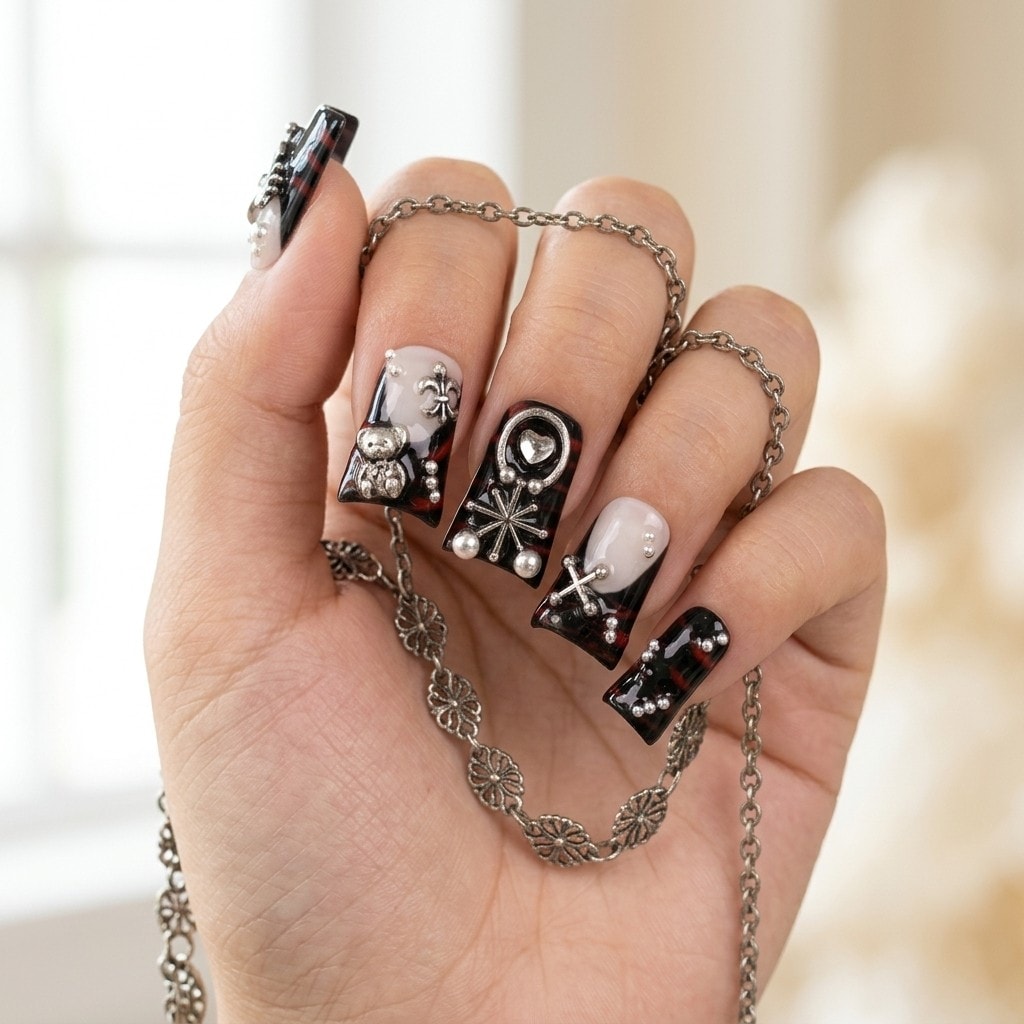 Shadow Forge press-on nails