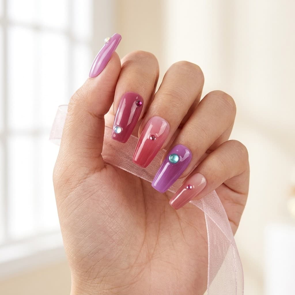 Fantasy Haze press-on nails
