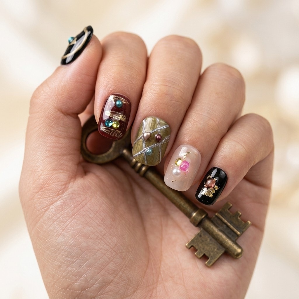 Gem Enchant press-on nails