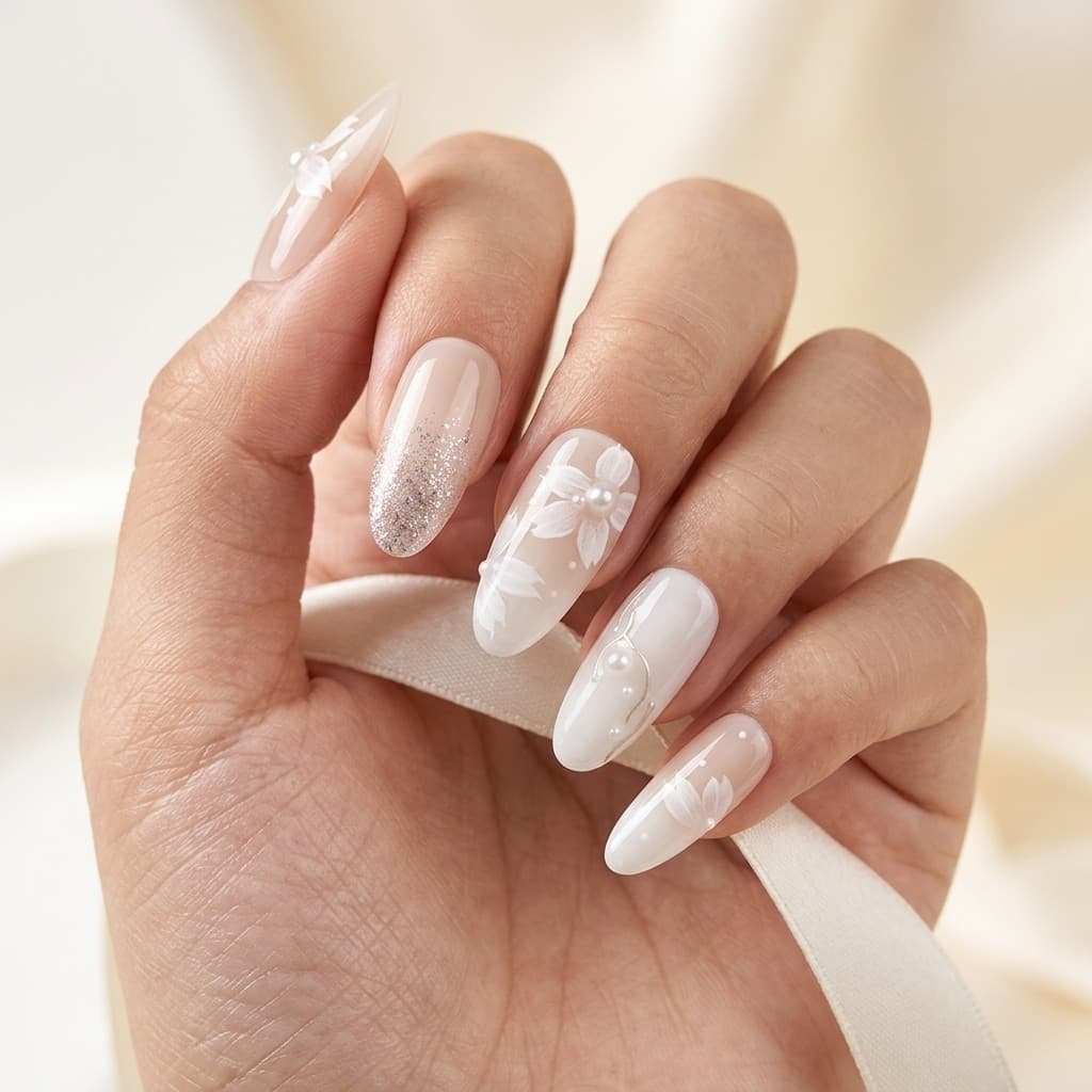 Ivory Kiss press-on nails