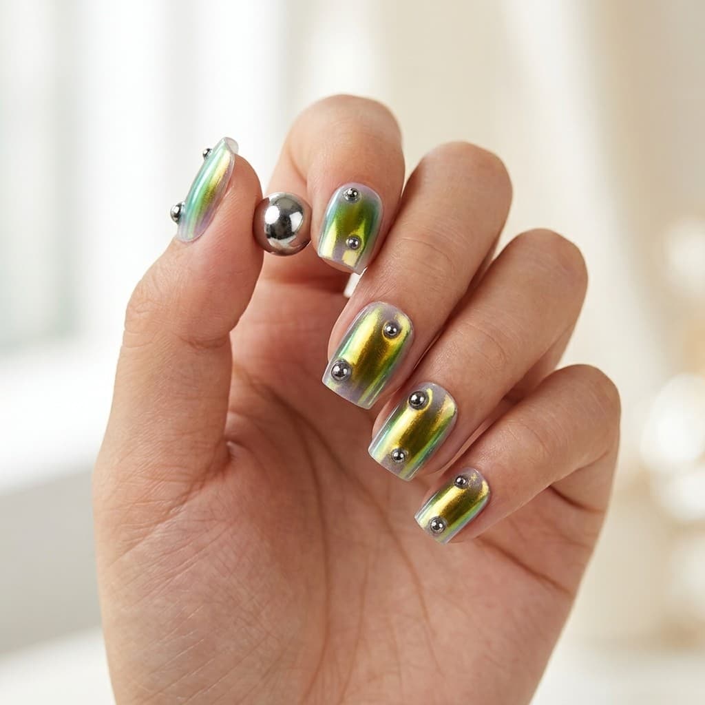 Jade Orb Lore press-on nails