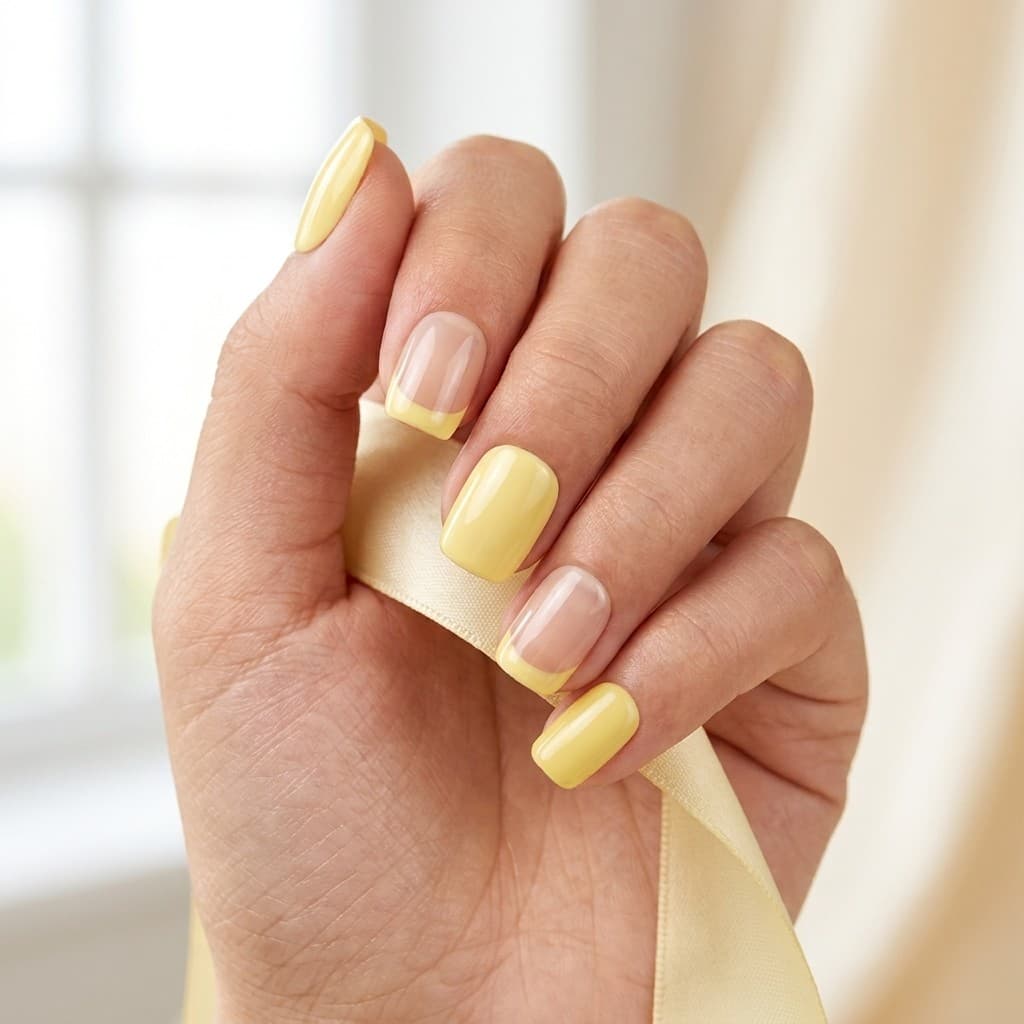 Lemon Zest press-on nails