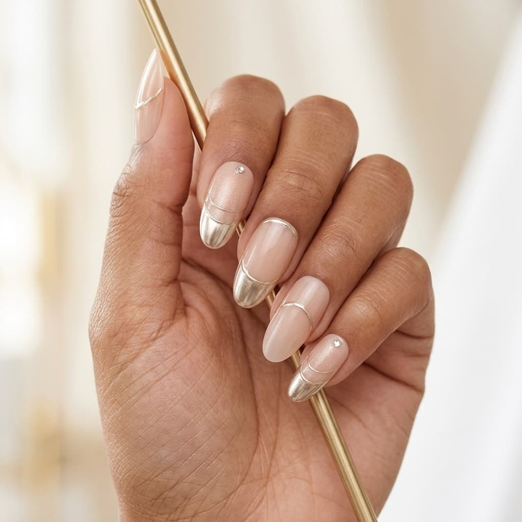 Sunrise Hue press-on nails